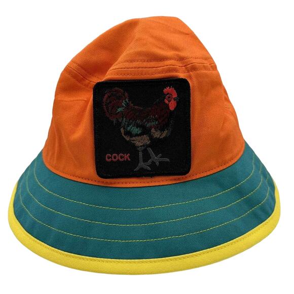 Goorin Bros Gallo De La Playa - Orange 105-0007 Bucket Hat Size Large NWT - Picture 1 of 5